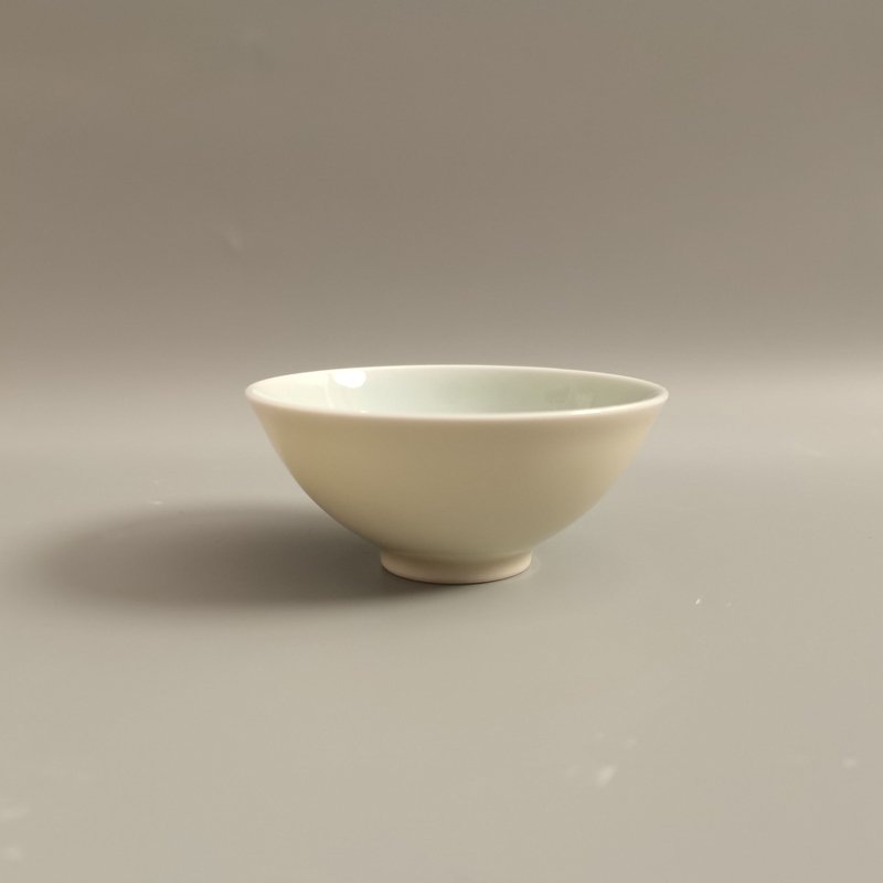 1 Blue-glazed Orchid Tea Cup - Image 1